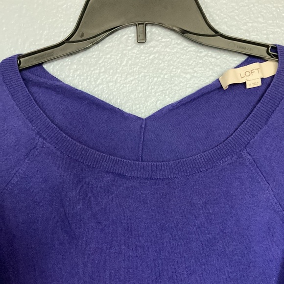 LOFT Sweater blue size medium - Picture 3 of 7